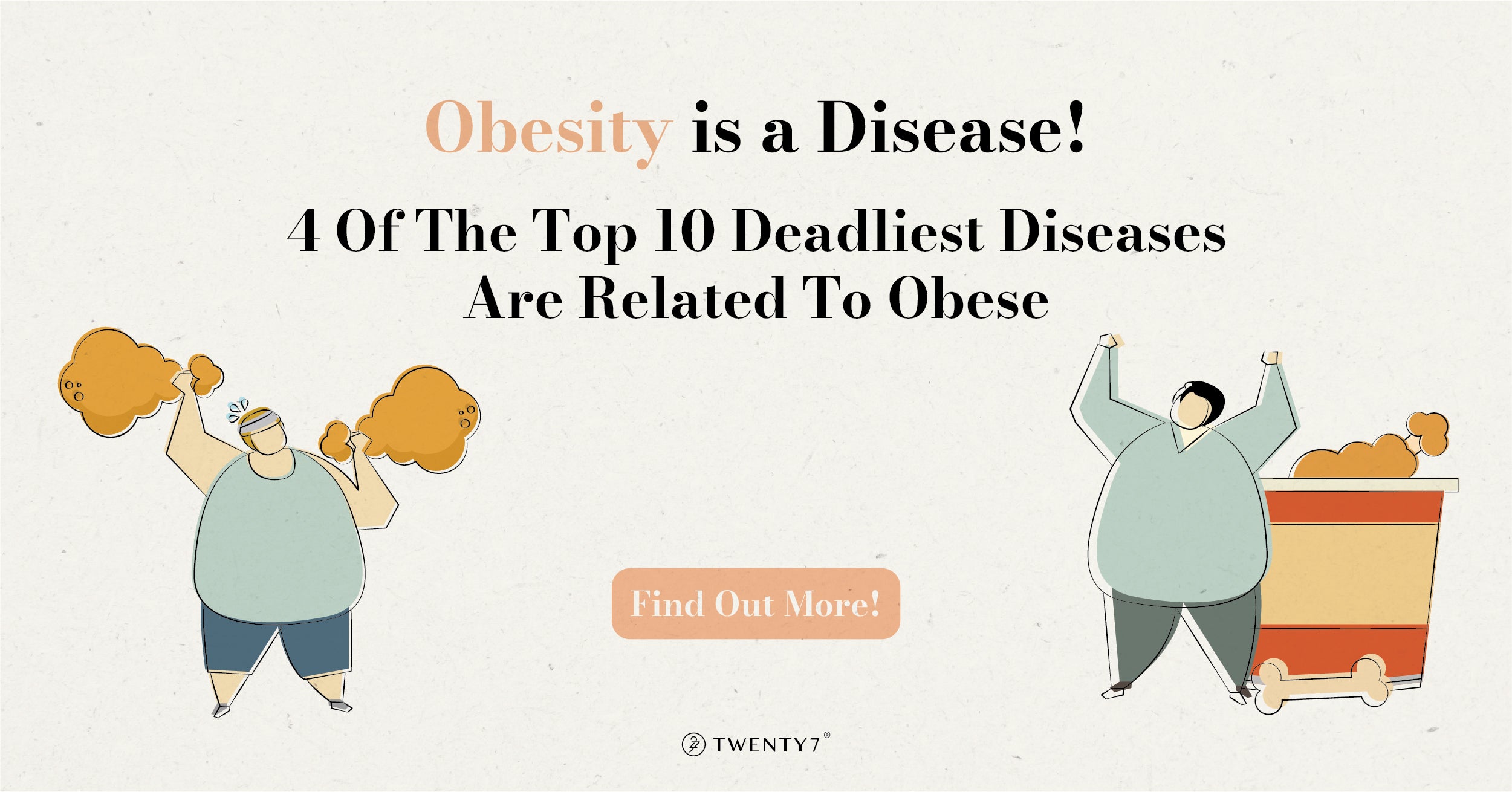 4 Of The Top 10 Deadliest Diseases Are Related To Obese