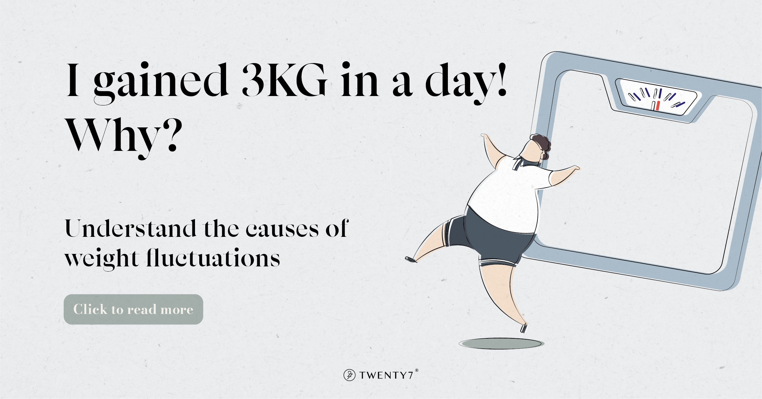 The scale says I gained 3KG weight in a day! Understand the reasons for weight fluctuations.
