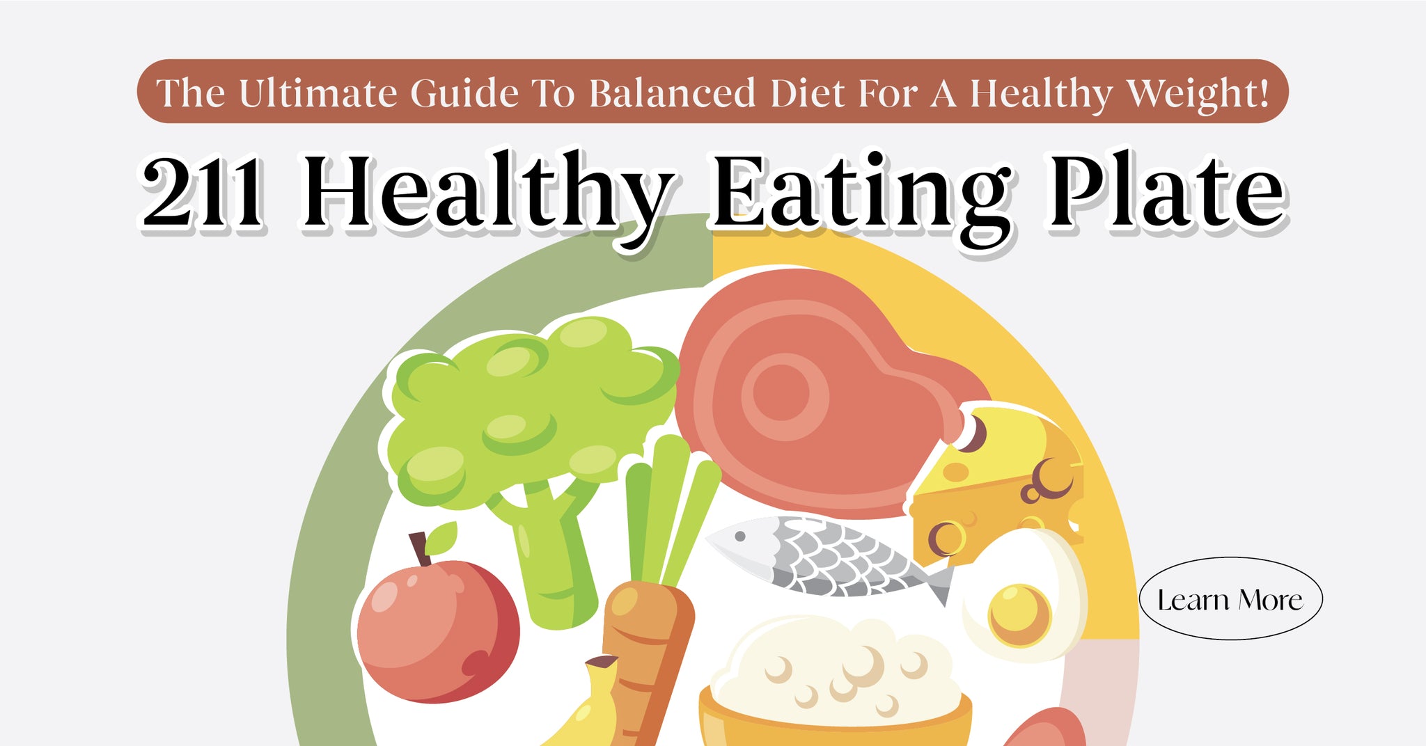 211 Healthy Eating Plate: The Ultimate Guide To A Balanced Diet For A Healthy Weight!